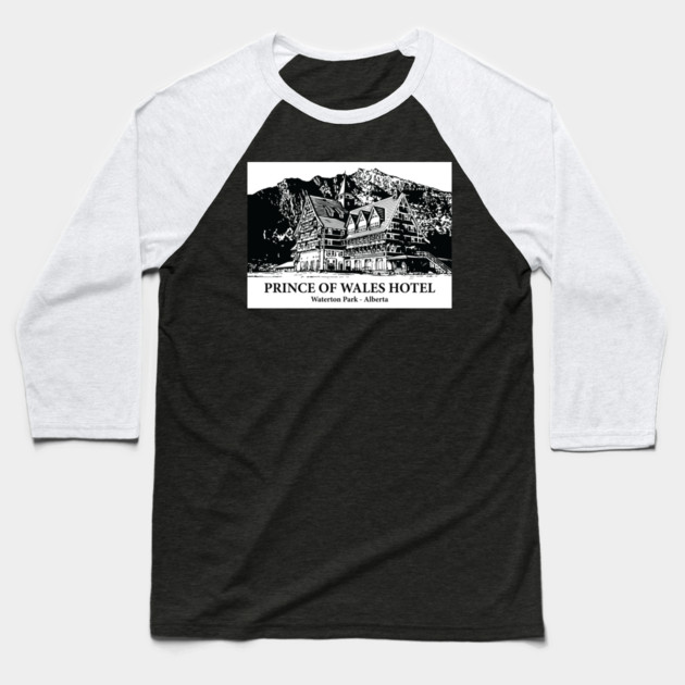 Prince of Wales Hotel - Waterton Park AB Baseball T-Shirt by Lakeric