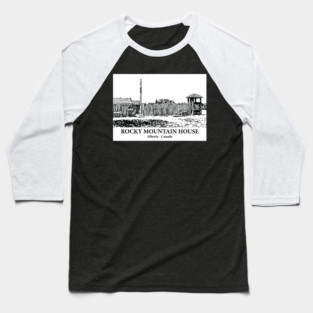 Rocky Mountain House - Alberta Baseball T-Shirt
