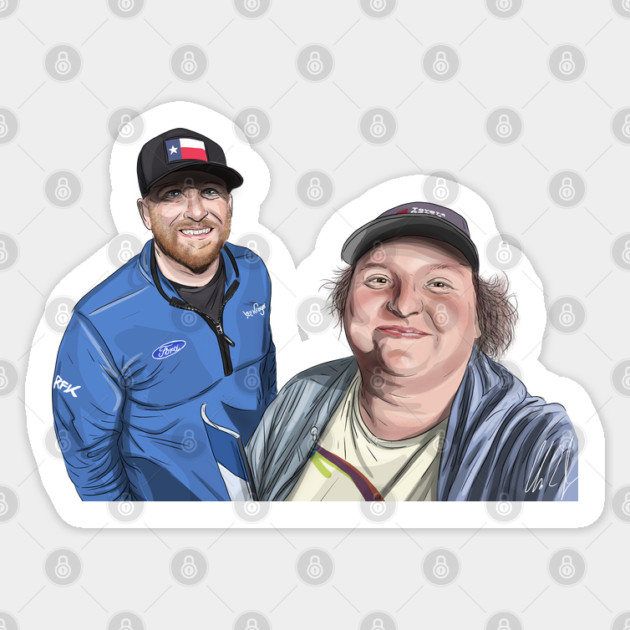 Tiffany Goes to Nascar Sticker by 51Deesigns