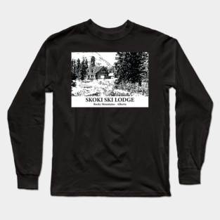 Skoki Ski Lodge - Rocky Mountains Long Sleeve T-Shirt