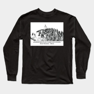 Sulphur Mountain Cosmic Ray Station - Rocky Mountains Long Sleeve T-Shirt