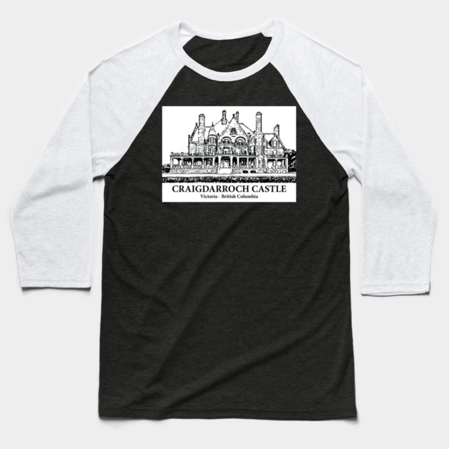 Craigdarroch Castle - Victoria BC Baseball T-Shirt by Lakeric