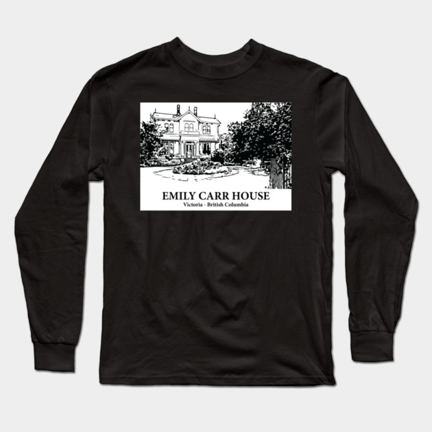 Emily Carr House - Victoria BC Long Sleeve T-Shirt by Lakeric