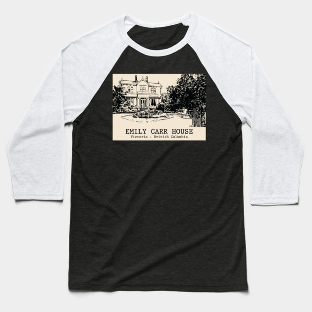 Emily Carr House - Victoria BC Baseball T-Shirt by Lakeric