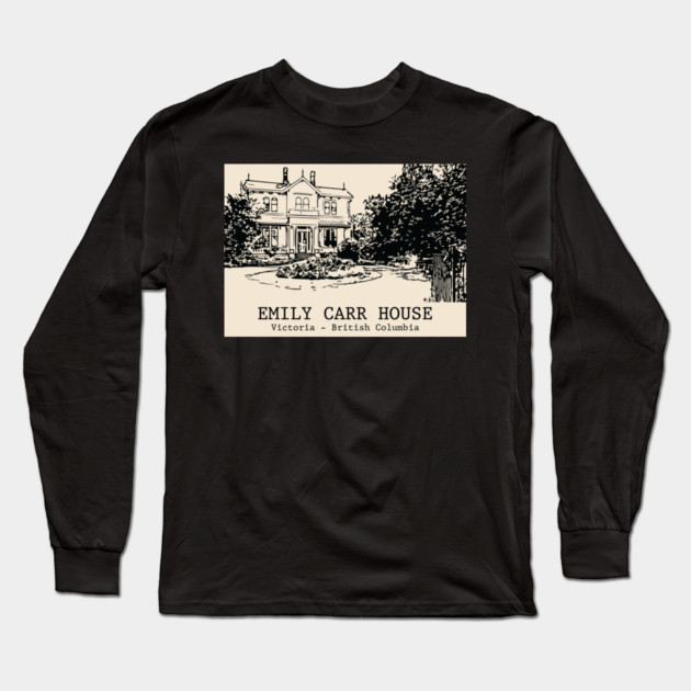 Emily Carr House - Victoria BC Long Sleeve T-Shirt by Lakeric