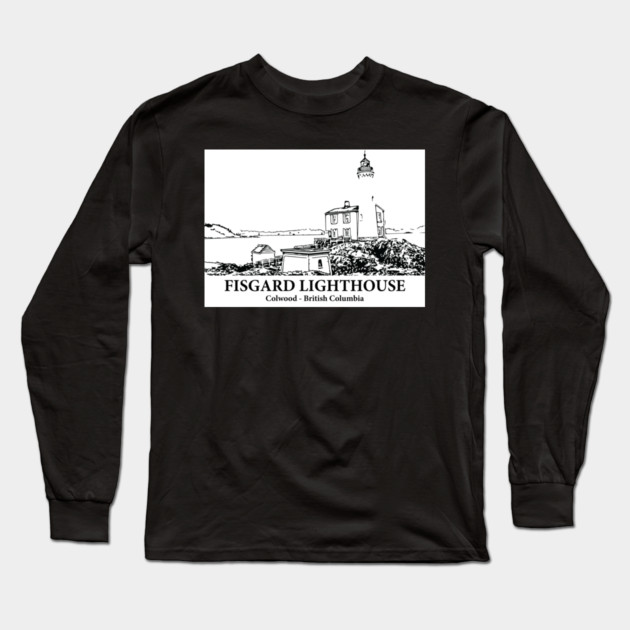 Fisgard Lighthouse - Colwood BC Long Sleeve T-Shirt by Lakeric