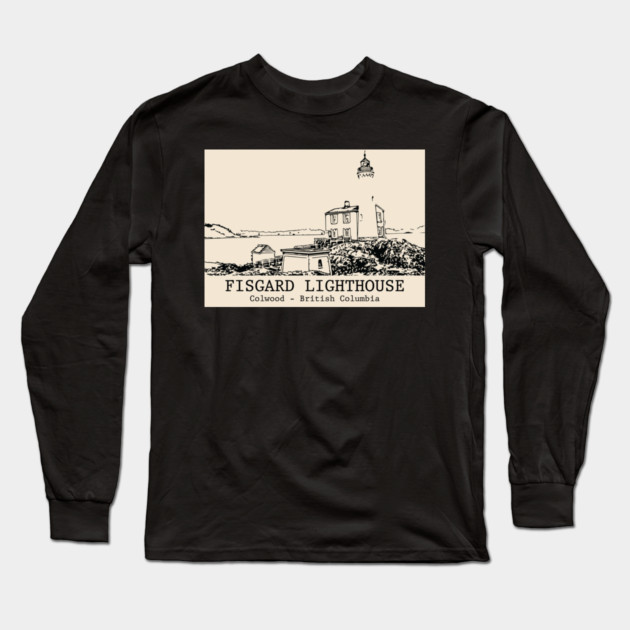 Fisgard Lighthouse - Colwood BC Long Sleeve T-Shirt by Lakeric
