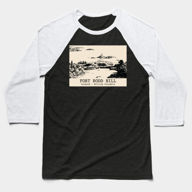 Fort Rodd Hill - Colwood BC Baseball T-Shirt by Lakeric