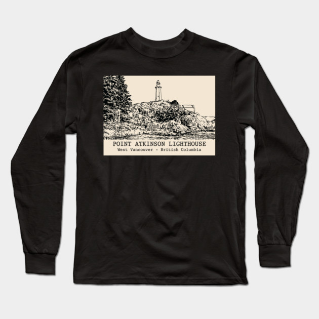 Point Atkinson Lighthouse - West Vancouver BC Long Sleeve T-Shirt by Lakeric