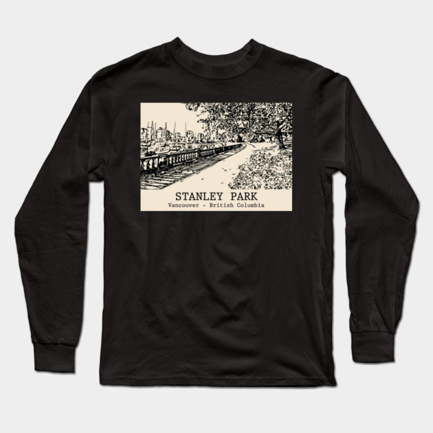 Stanley Park - Vancouver BC Long Sleeve T-Shirt by Lakeric
