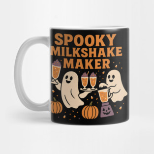 Spooky Milkshake Maker Ghost Halloween Shirt | Funny Foodie Gift Mug