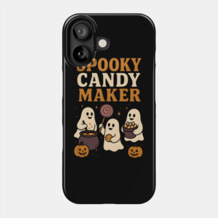 Spooky Candy Maker Ghost Halloween Shirt | Funny Trick or Treat Gift Phone Case