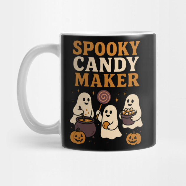 Spooky Candy Maker Ghost Halloween Shirt | Funny Trick or Treat Gift by MakerMind8.2
