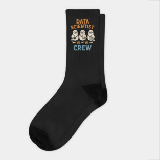 Data Scientist Crew Ghost Halloween Shirt | STEM Spooky Gift Socks