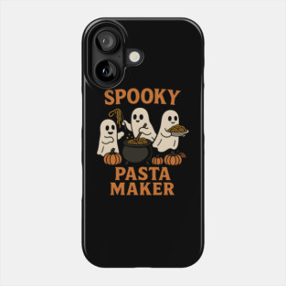 Spooky Pasta Maker Ghost Halloween Graphic | Funny Food Gift Phone Case