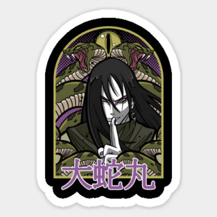 Orochimaru Snake Summon - Naruto Anime Sticker