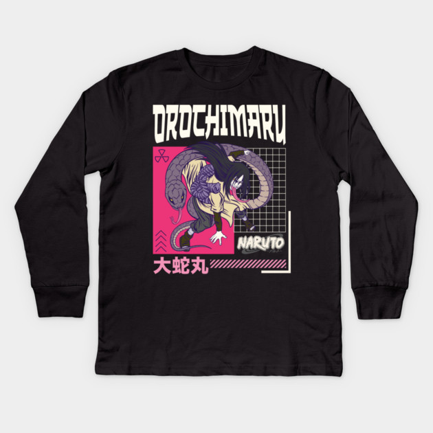 Orochimaru Legendary Sannin - Naruto Anime Kids Long Sleeve T-Shirt by Otaku Vibes