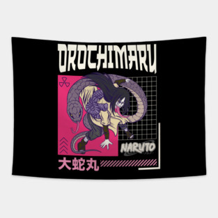 Orochimaru Legendary Sannin - Naruto Anime Tapestry