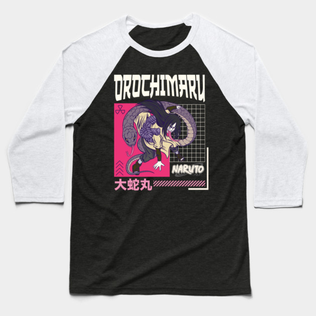 Orochimaru Legendary Sannin - Naruto Anime Baseball T-Shirt by Otaku Vibes