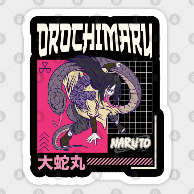 Orochimaru Legendary Sannin - Naruto Anime Sticker by Otaku Vibes