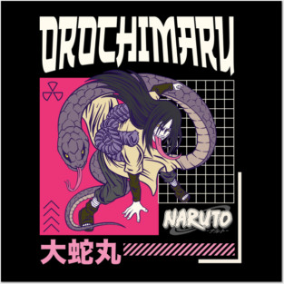 Orochimaru Legendary Sannin - Naruto Anime Posters and Art