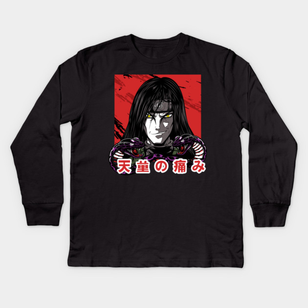Orochimaru Classic Villain Poster - Naruto Anime Kids Long Sleeve T-Shirt by Otaku Vibes