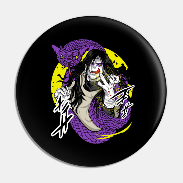 Orochimaru Classic Villain Poster - Naruto Anime Pin by Otaku Vibes