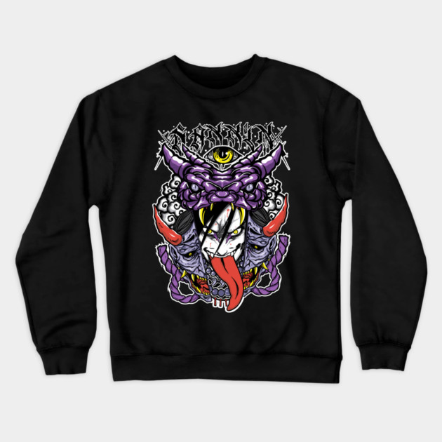 Orochimaru Snake Aura Design - Naruto Anime Crewneck Sweatshirt by Otaku Vibes