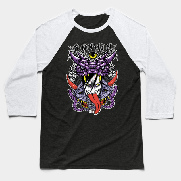 Orochimaru Snake Aura Design - Naruto Anime Baseball T-Shirt by Otaku Vibes