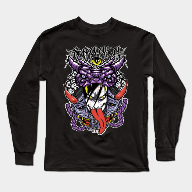 Orochimaru Snake Aura Design - Naruto Anime Long Sleeve T-Shirt by Otaku Vibes