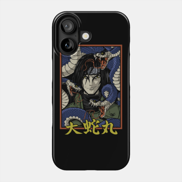 Orochimaru Snake Aura Design - Naruto Anime Phone Case by Otaku Vibes