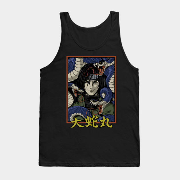 Orochimaru Snake Aura Design - Naruto Anime Tank Top by Otaku Vibes