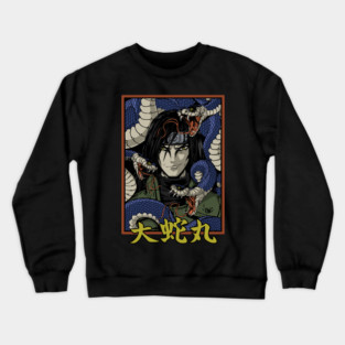 Orochimaru Snake Aura Design - Naruto Anime Crewneck Sweatshirt