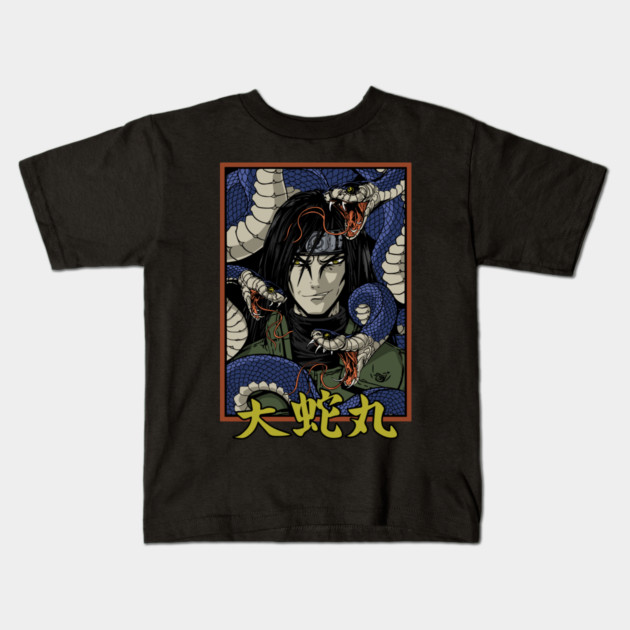 Orochimaru Snake Aura Design - Naruto Anime Kids T-Shirt by Otaku Vibes