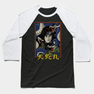 Orochimaru Snake Aura Design - Naruto Anime Baseball T-Shirt