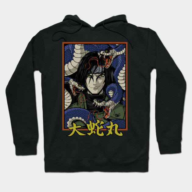 Orochimaru Snake Aura Design - Naruto Anime Hoodie by Otaku Vibes