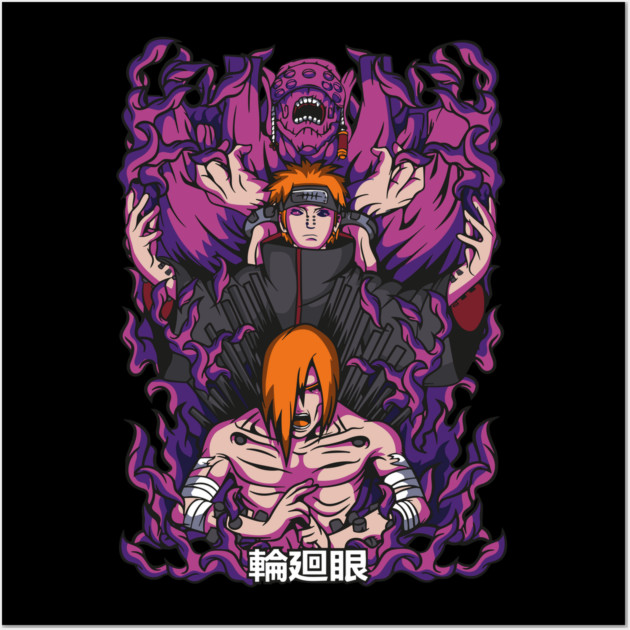 Nagato Six Paths - Naruto Wall Art by Otaku Vibes