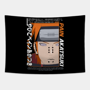 Pain Rinnegan Close-Up - Naruto Anime Tapestry