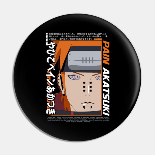 Pain Rinnegan Close-Up - Naruto Anime Pin by Otaku Vibes