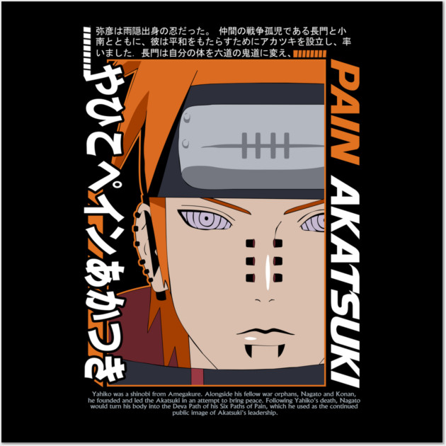 Pain Rinnegan Close-Up - Naruto Anime Wall Art by Otaku Vibes