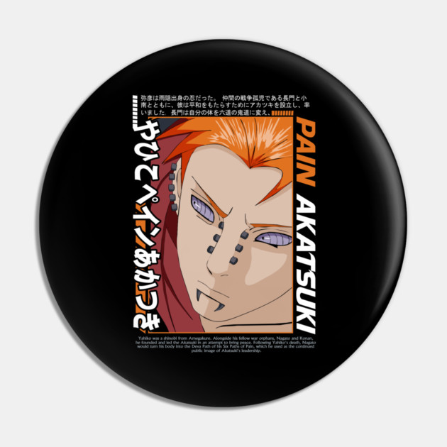 Pain Six Paths - Naruto Anime Pin by Otaku Vibes