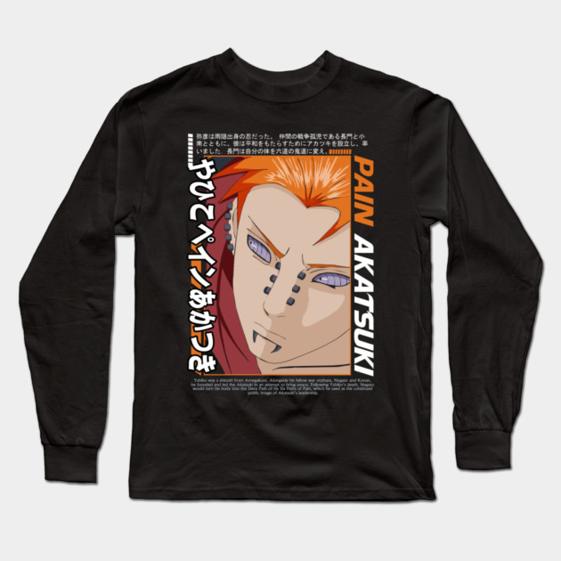 Pain Six Paths - Naruto Anime Long Sleeve T-Shirt by Otaku Vibes
