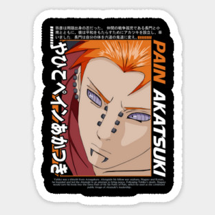 Pain Six Paths - Naruto Anime Sticker
