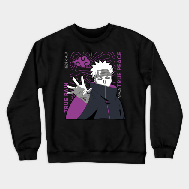 Pain Almighty Push - Naruto Anime Crewneck Sweatshirt by Otaku Vibes