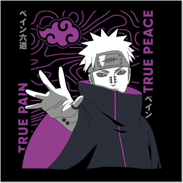 Pain Almighty Push - Naruto Anime Wall Art by Otaku Vibes