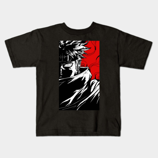 Pain Six Paths Standoff Art - Naruto Anime Kids T-Shirt by Otaku Vibes