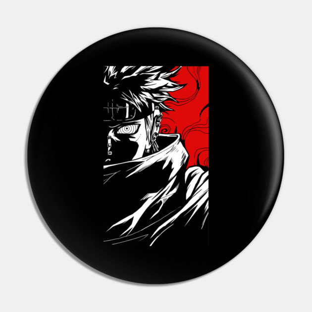 Pain Six Paths Standoff Art - Naruto Anime Pin by Otaku Vibes
