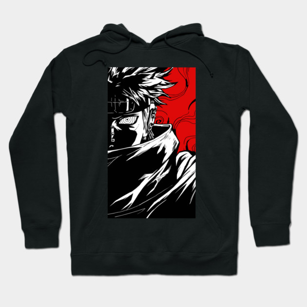Pain Six Paths Standoff Art - Naruto Anime Hoodie by Otaku Vibes