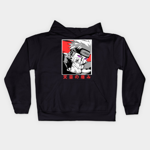 Pain Red Cloud Akatsuki - Naruto Anime Kids Hoodie by Otaku Vibes