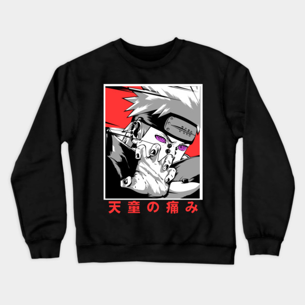 Pain Red Cloud Akatsuki - Naruto Anime Crewneck Sweatshirt by Otaku Vibes